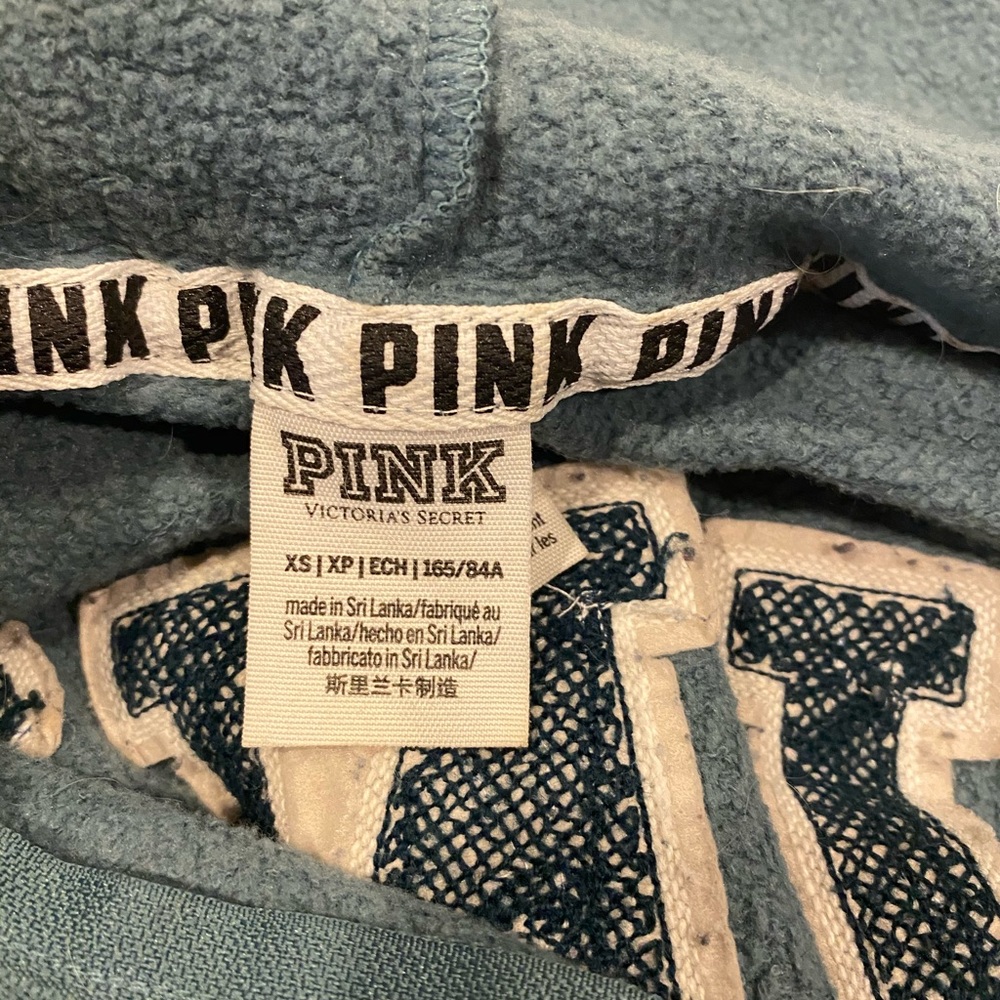 Like New Pink Victoria Secret Full Zip Hoodie - Picture 2 of 8